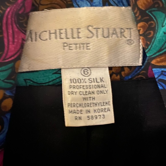 Michelle Stuart blazer - 100% Silk - Picture 2 of 3